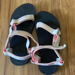 Light Tie Dye Teva Original Universal Sandals